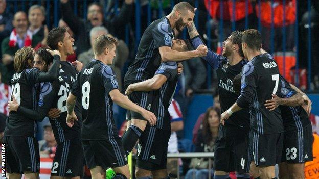 Real Madrid vào chung kết Champions League