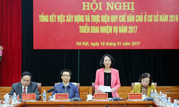Nghiên cứu xây dựng Luật Thực hiện dân chủ ở cơ sở