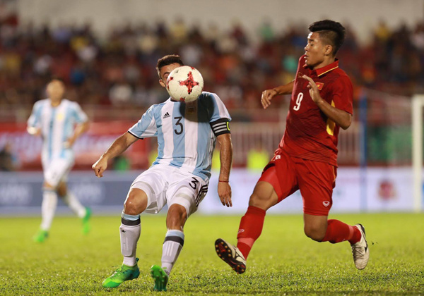 Giao hữu bóng đá quốc tế U20 Việt Nam – U20 Argentina