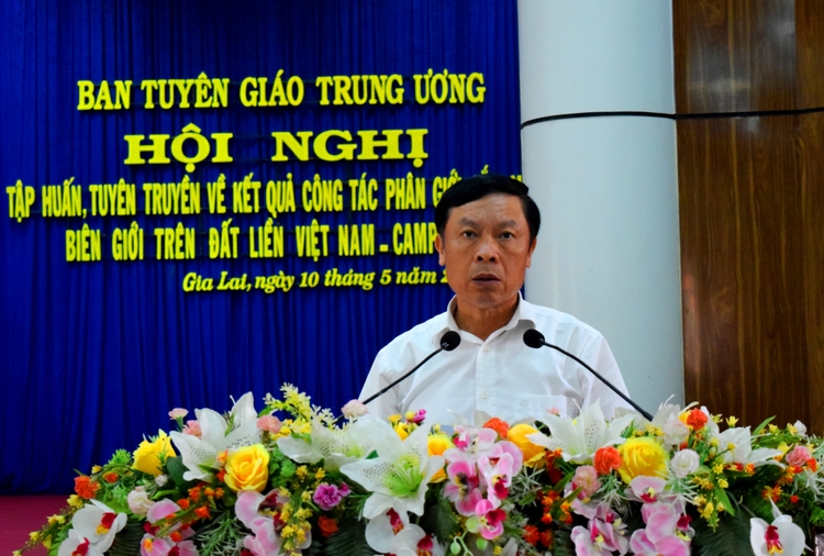 Tập huấn, tuyên truyền kết quả công tác phân giới, cắm mốc biên giới đất liền Việt Nam - Campuchia