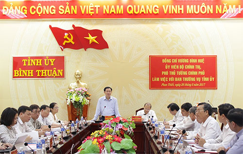 Đoàn Kiểm tra số 471 của Bộ Chính trị công bố Quyết định kiểm tra tại Tỉnh ủy Bình Thuận