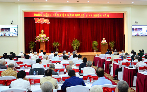 Ban Bí thư Trung ương Đảng gặp mặt cán bộ cấp cao nghỉ hưu