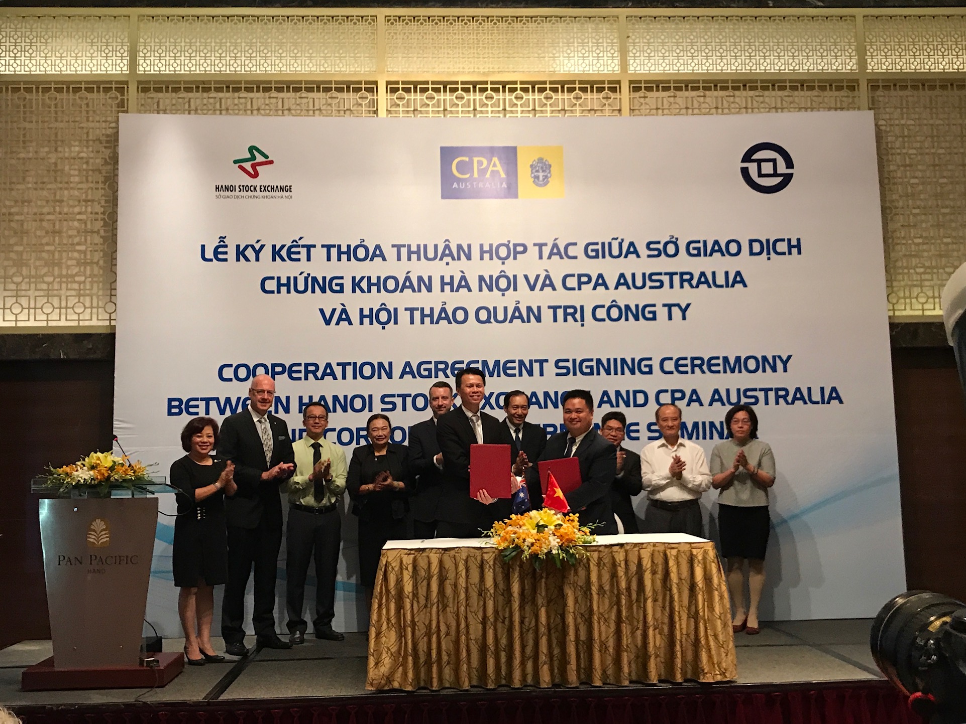 Sở Giao dịch chứng khoán Hà Nội ký kết thỏa thuận hợp tác với CPA Australia