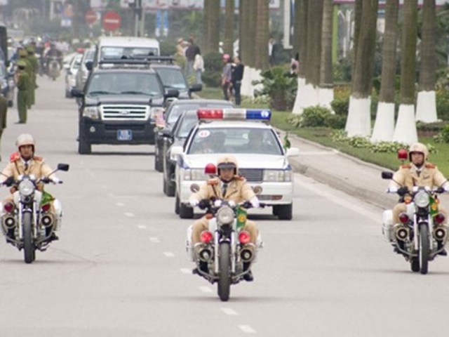 APEC 2017 Hà Nội phân luồng giao thông phục vụ Hội nghị SOM II
