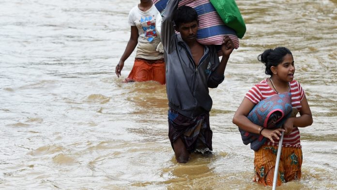 Lũ lụt tại Sri Lanka 146 người thiệt mạng và 500 000 người phải di dời