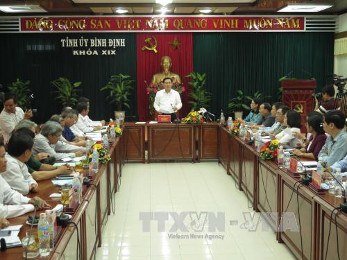 Kiểm tra công tác quy hoạch, luân chuyển cán bộ tại tỉnh Bình Định