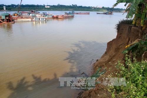 Doanh nghiệp khai thác cát, sỏi trên sông Lô tại Phú Thọ Phớt lờ ý kiến chỉ đạo của tỉnh