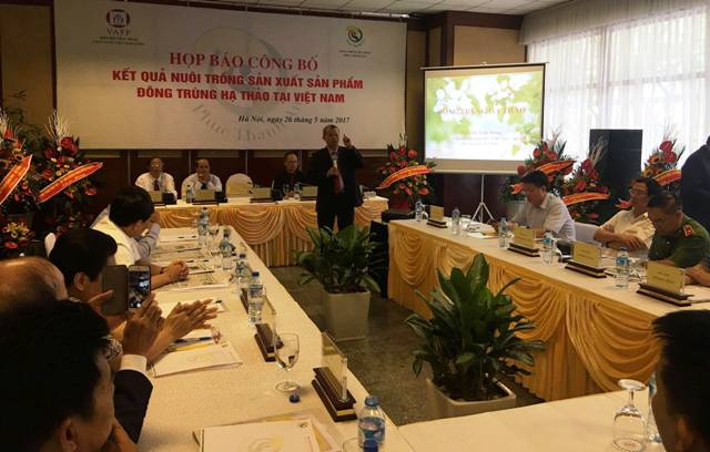 Công bố kết quả nuôi trồng, sản xuất sản phẩm đông trùng hạ thảo tại Việt Nam