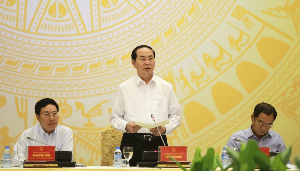 Chủ tịch nước Trần Đại Quang Tuần lễ Cấp cao APEC 2017 cần mang dấu ấn Việt Nam
