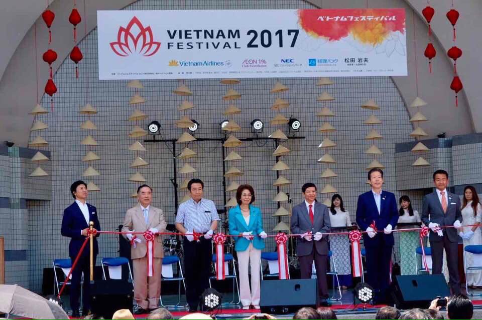 Khai mạc Lễ hội Việt Nam 2017 tại Nhật Bản
