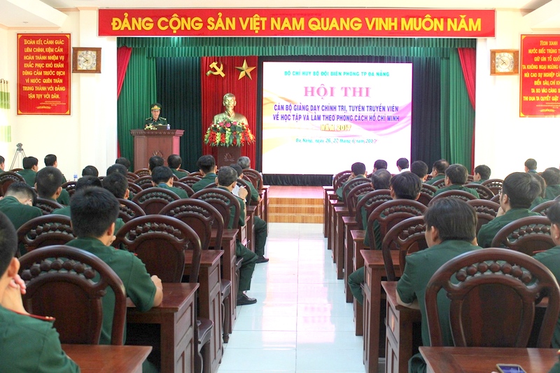 Bộ đội Biên phòng Đà Nẵng Thi cán bộ chính trị, tuyên truyền viên giỏi năm 2017