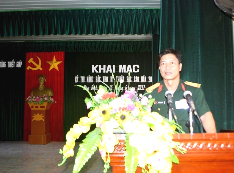 Binh chủng Tăng Thiết giáp tổ chức kỳ thi nâng bậc thợ kỹ thuật bậc cao năm 2017