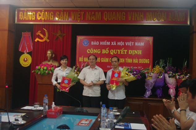 BHXH tỉnh Hải Dương 2 Phó Giám đốc mới được bổ nhiệm