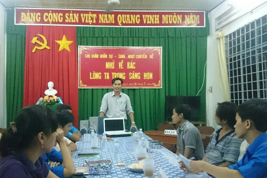 Bến Tre Đưa việc học và làm theo Bác thành việc làm thường xuyên
