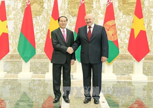 Tuyên bố chung Việt Nam - Belarus Phát triển toàn diện và sâu rộng quan hệ đối tác Việt Nam - Belarus