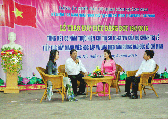 Quảng Nam Nâng cao hiệu quả học tập và làm theo gương Bác
