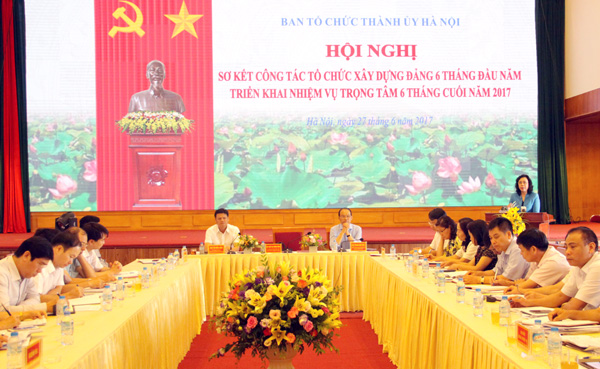 Hà Nội Khẩn trương kiện toàn các tổ chức cơ sở Đảng yếu kém