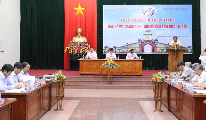 Hội thảo khoa học  Bác Hồ với Quảng Bình - Quảng Bình làm theo lời Bác