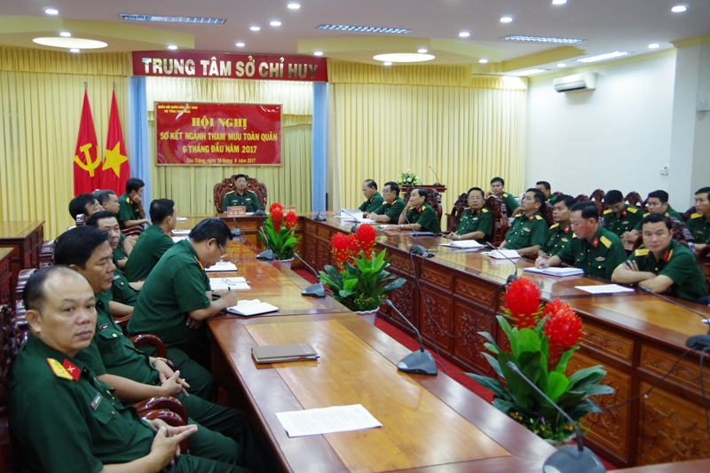 Bộ Tổng Tham mưu – Bộ Quốc phòng Sơ kết ngành tham mưu toàn quân 6 tháng đầu năm