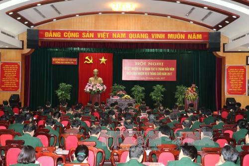 Cơ quan Tổng cục Chính trị triển khai nhiệm vụ 6 tháng cuối năm 2017