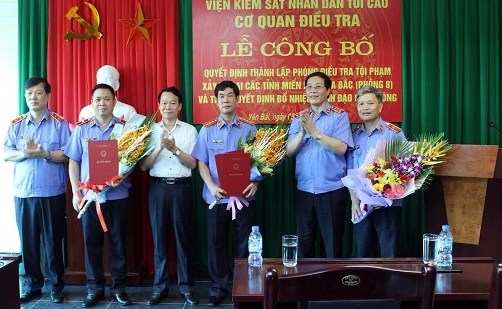 Thành lập Phòng nghiệp vụ điều tra tội phạm xâm phạm hoạt động tư pháp khu vực miền núi phía Bắc
