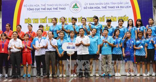 Bế mạc Hội thi thể thao các dân tộc thiểu số toàn quốc lần thứ X, khu vực II, năm 2017