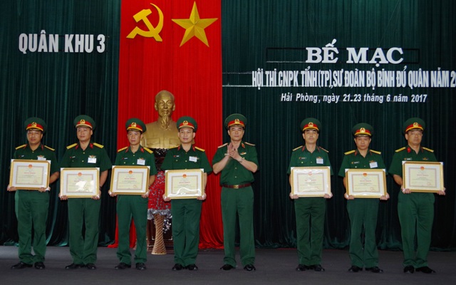 Quân khu 3 tổ chức Hội thi Chủ nhiệm phòng không