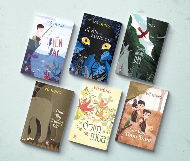 Tái bản thêm 6 ấn phẩm của nhà văn Vũ Hùng