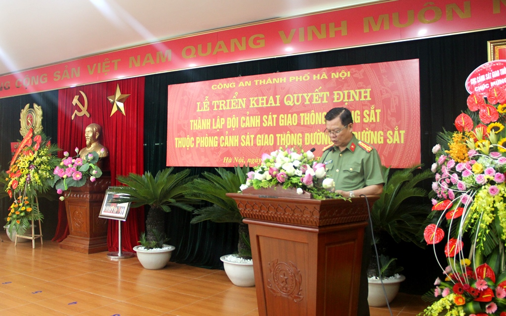 Hà Nội Thành lập đội Cảnh sát giao thông Đường sắt