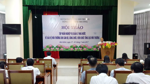 Nâng cao nghiệp vụ quản lý nhà nước về bảo vệ môi trường