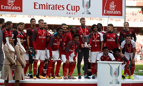 Arsenal vô địch Emirates Cup 2017