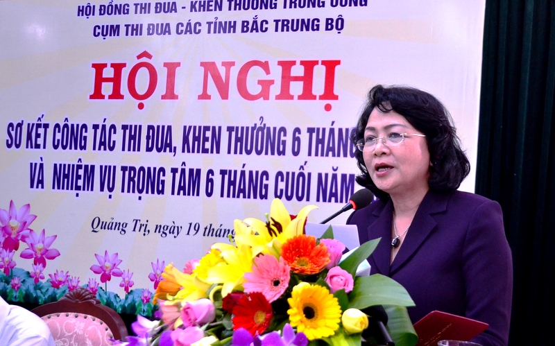 Sơ kết công tác thi đua - khen thưởng 6 tháng đầu năm cụm Bắc Trung bộ