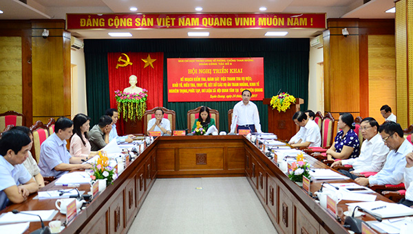 Triển khai kế hoạch kiểm tra, giám sát về phòng, chống tham nhũng tại Tuyên Quang