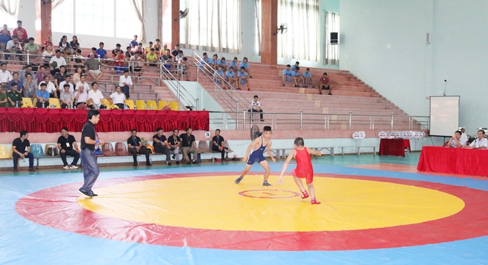 Khai mạc giải vô địch trẻ Vật cổ điển, Vật tự do toàn quốc năm 2017