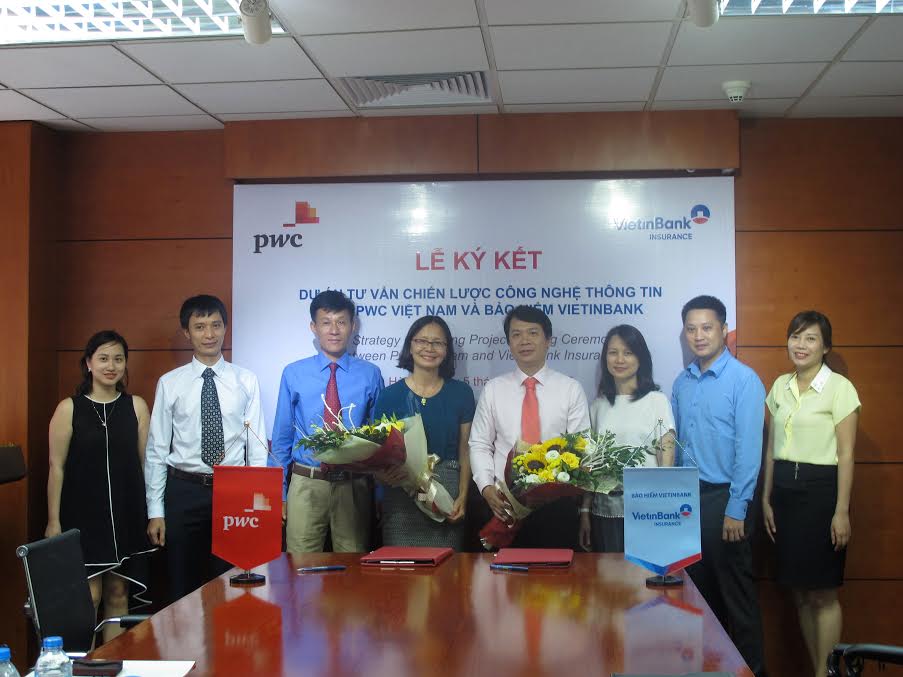 Bảo hiểm Vietinbank và Công ty PwC ký kết hợp tác tư vấn chiến lược về CNTT
