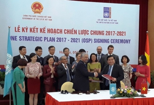 Việt Nam và Liên Hợp Quốc ký kế hoạch chiến lược chung giai đoạn 2017-2021