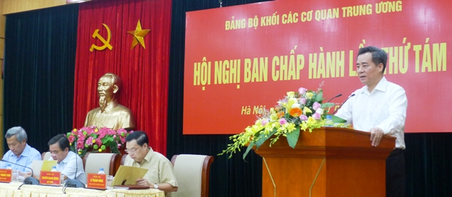Hội nghị Ban Chấp hành lần thứ 8 Đảng bộ Khối các cơ quan Trung ương