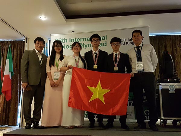 Học sinh Việt Nam tham dự Olympic Sinh học quốc tế đạt thành tích cao nhất từ trước đến nay