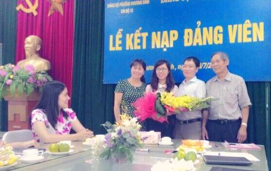 Quận đoàn Thanh Xuân Hà Nội  Làm tốt công tác giới thiệu đoàn viên ưu tú cho Đảng