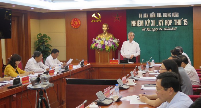 Kỳ họp thứ 15 Ủy ban Kiểm tra Trung ương