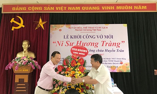 Dàn dựng vở diễn “Công chúa Huyền Trân”