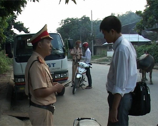 Hòa Bình Tai nạn giao thông giảm cả 3 tiêu chí