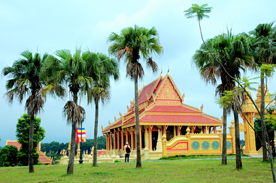 Kiến trúc độc đáo chùa Khmer