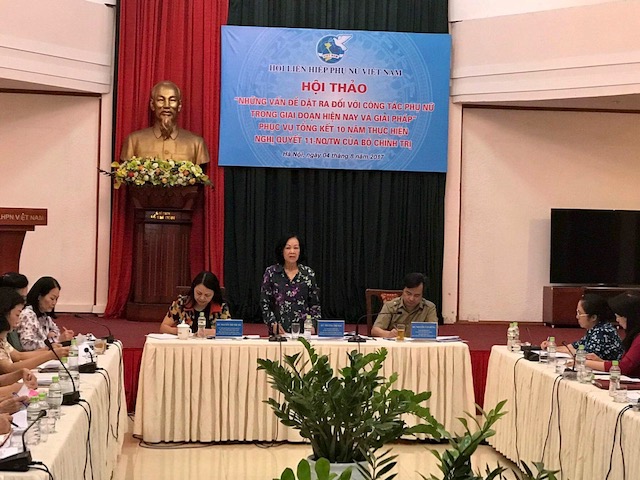 Tạo cơ hội bình đẳng cho người phụ nữ phát huy vai trò trong quá trình phát triển đất nước