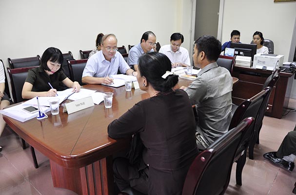 Lãnh đạo Bộ Tư pháp tiếp công dân tháng 8