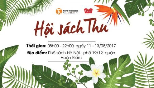 Nhiều chương trình hấp dẫn tại Hội sách Thu 2017