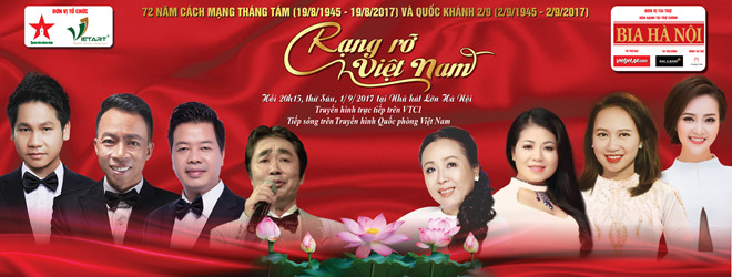 Chương trình nghệ thuật “Rạng rỡ Việt Nam” kỷ niệm Quốc khánh 2 9
