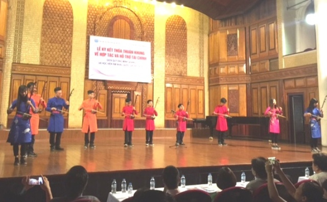 Quỹ Đào Minh Quang CHLB Đức hỗ trợ các sinh viên tài năng của Học viện Âm nhạc quốc gia Việt Nam