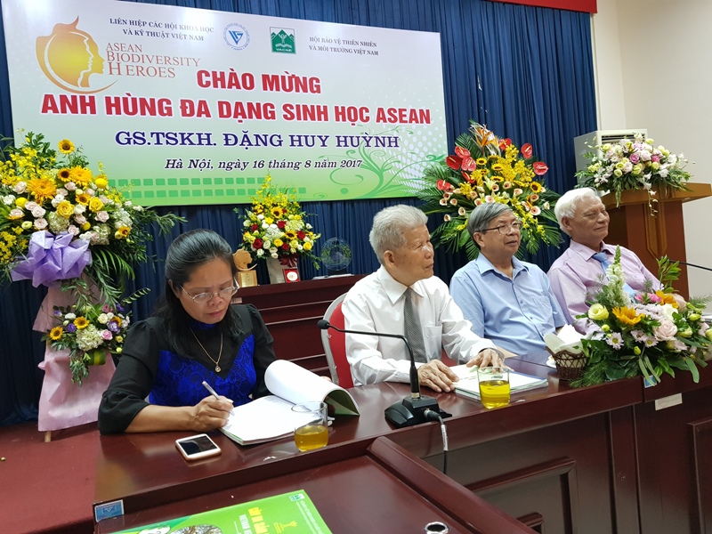 Vinh danh Anh hùng Đa dạng sinh học ASEAN - GS TSKH Đặng Huy Huỳnh
