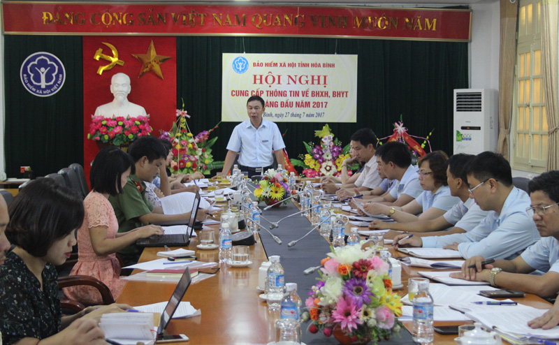 Hòa Bình 6 tháng đầu năm có 782 288 tham gia BHXH, BHYT, BHTN